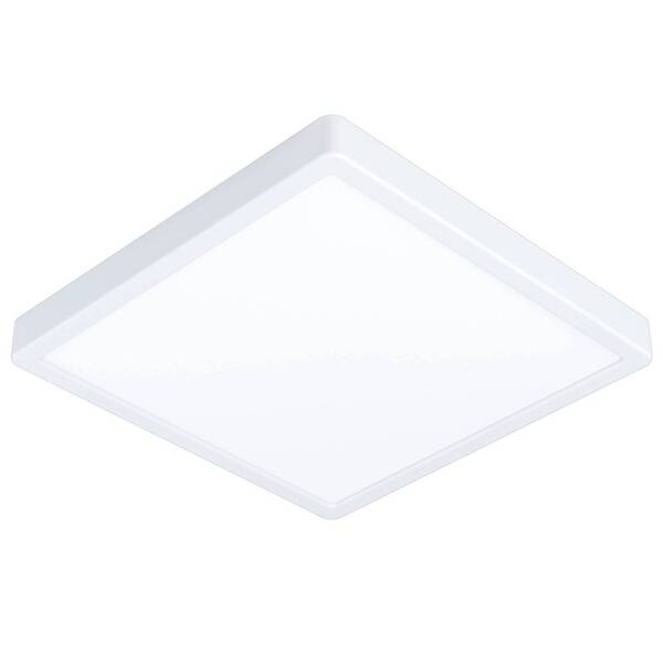 LED stropné svietidlo Eglo Fueva 5, štvorec, 28,5 cm, neutrálna biela biele


