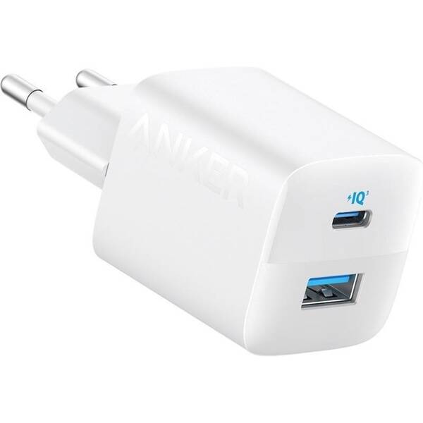 Nabíjačka do siete Anker 323 33W, 1xUSB-C/1xUSB-A biela

