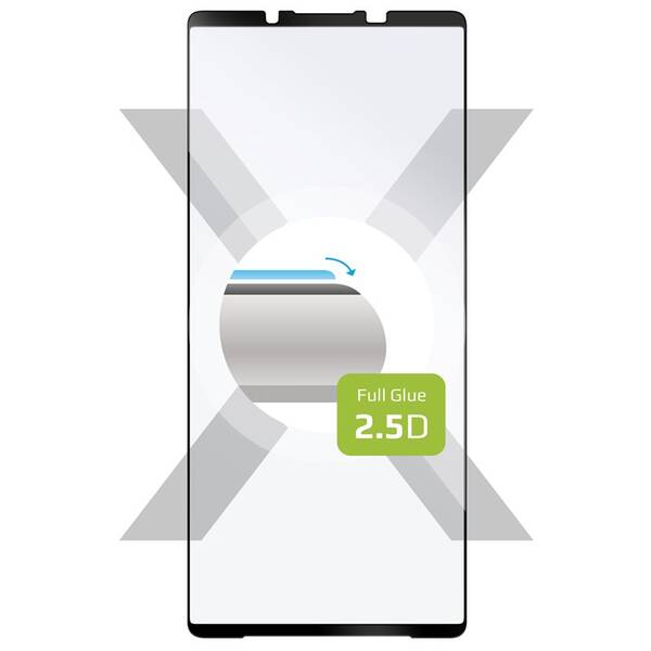 Tvrdené sklo FIXED Full-Cover na Sony Xperia 1 VI 5G čierne

