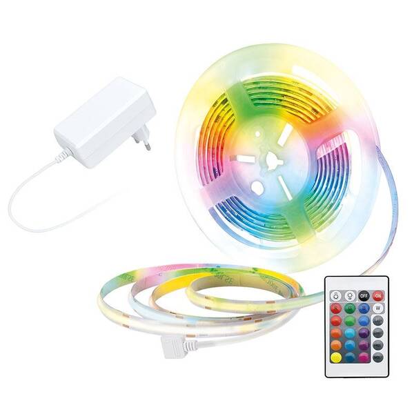 LED pásik Solight WM59-RGB, SMD RGB pásek, sada s adpatérem, 3m 


