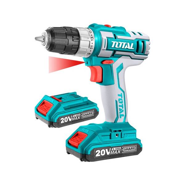 Aku vŕtačka Total tools TDLI200215 20 V (s batériou) 

