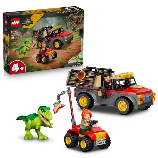 Stavebnica LEGO® Jurassic World  77978 Truck na prepravu mladého T-rexa 

