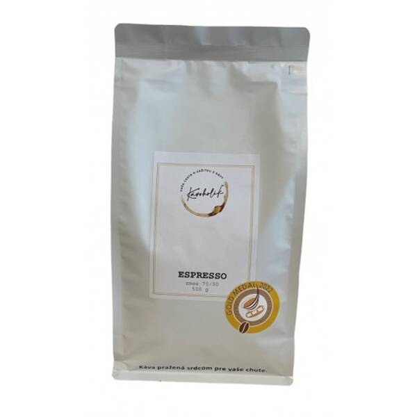 Káva zrnková Kávoholik espresso zmes 70/30 500 g 

