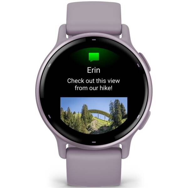 Inteligentné hodinky Garmin vívoactive 5 - Orchid / Silicone Band 


