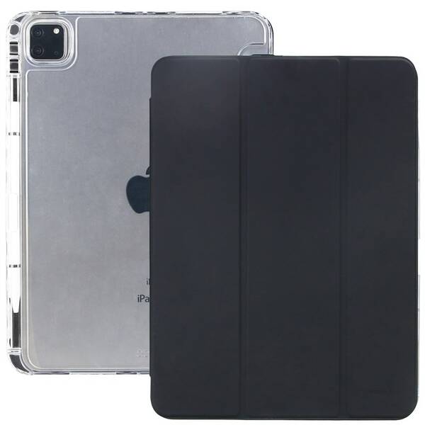 Puzdro na tablet flipové Mobile Origin Easy Tablet Case na Apple iPad Pro 11"(M5 2025/M4 2024) čierne/priehľadné

