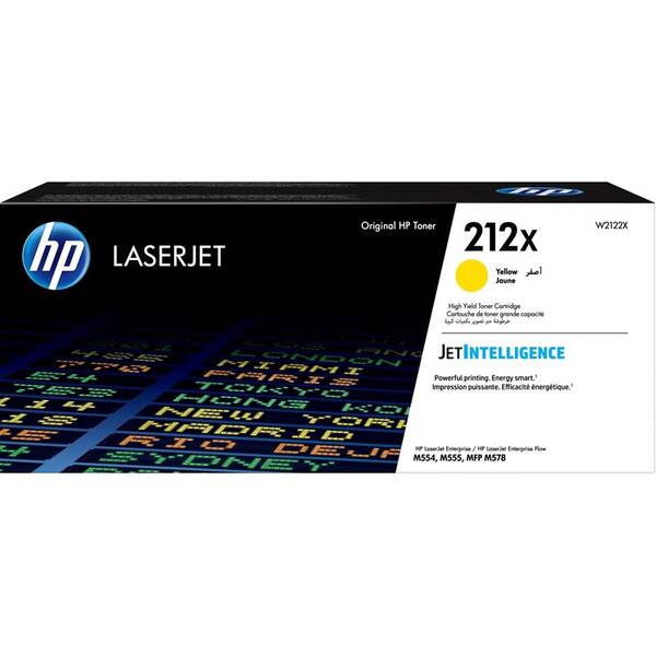 Toner HP 212X, 10000 stran žltý

