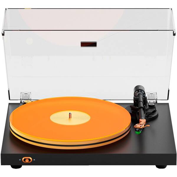 Gramofón Fosi Audio Luna 3 čierny/oranžový

