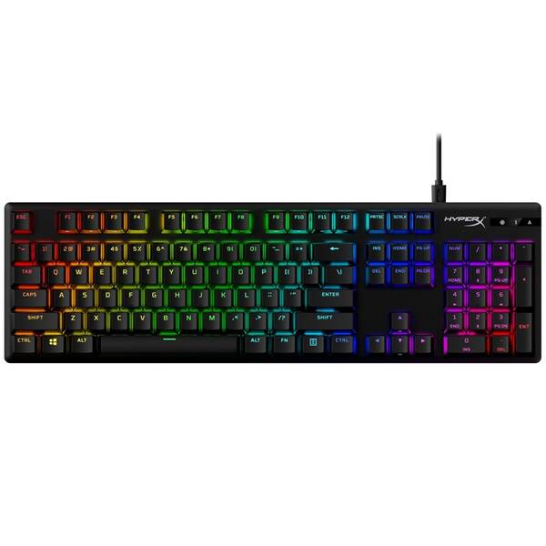 Klávesnica HyperX Alloy Origins PBT - Aqua, US čierna


