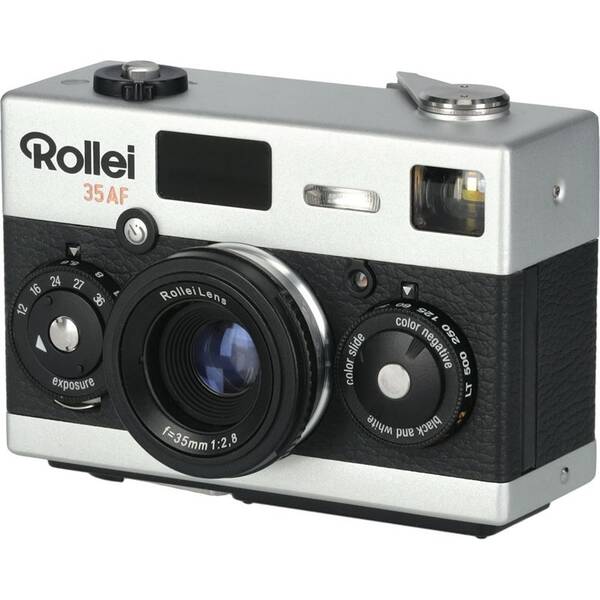Analógový fotoaparát Rollei 35AF čierny/strieborný

