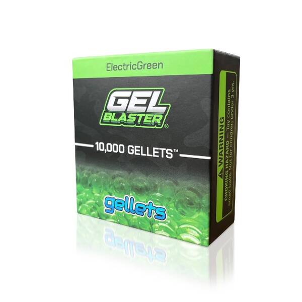 Guličky Gel Blaster Inc. Gellets - Electric Green 10k 

