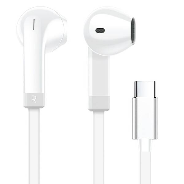 Slúchadlá WG Vortex Vibe, USB-C biela

