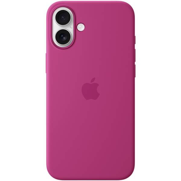 Kryt na mobil Apple iPhone 16 Plus Silicone Case s MagSafe - fuchsiový 

