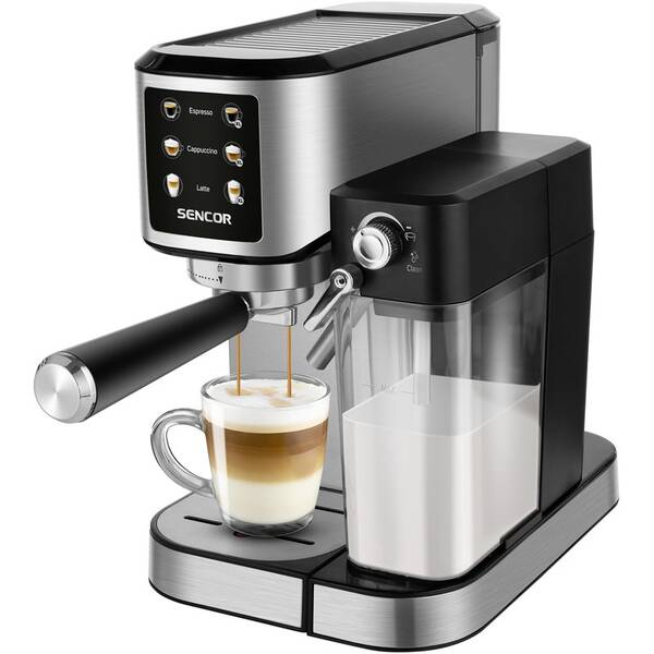 Pákový kávovar Sencor SES 4910SS strieborný

