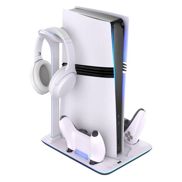 Dokovacia stanica FIXED - PlayStation 5 (Pro/Slim) biela

