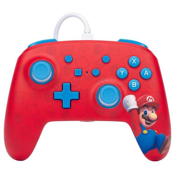 Gamepad PowerA Enhanced Wired pre Nintendo Switch - Woo-hoo! Mario 

