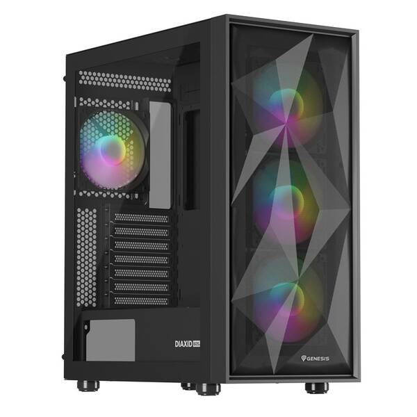Case Genesis DIAXID 605 ARGB čierna

