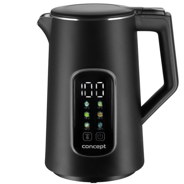 Rýchlovarná kanvica Concept RK3385 1,7 l čierna

