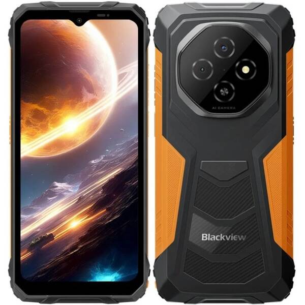 Mobilný telefón Aligator Blackview FORT 1 6 GB / 256 GB čierny/oranžový

