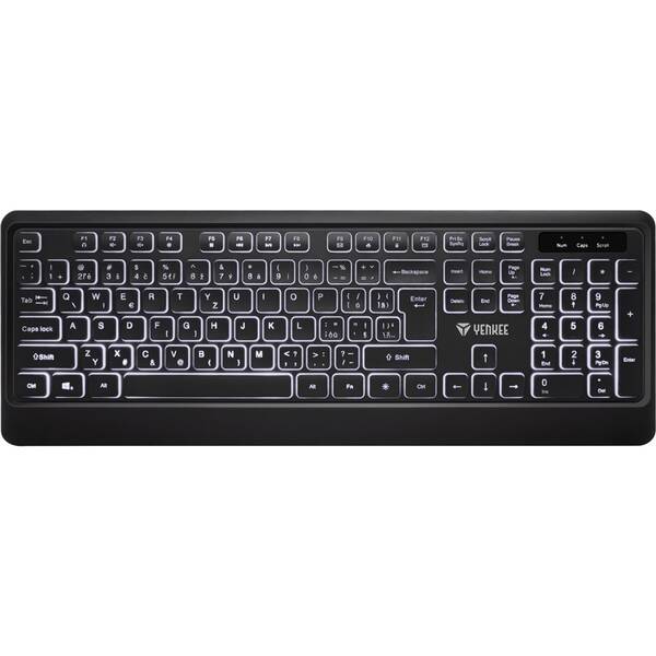 Klávesnica YENKEE YKB 1025CS Vision čierna

