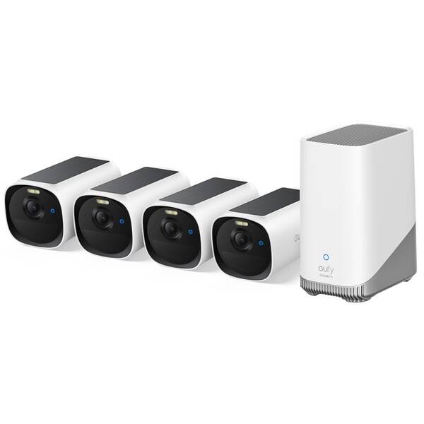 IP kamera Anker eufy E40 (4 ks + HomeBase 3) biela

