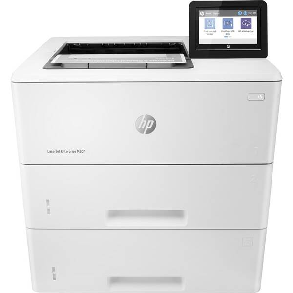 Tlačiareň laserová HP LaserJet Enterprise M507x biela

