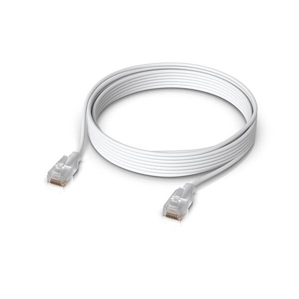 Kábel Ubiquiti UniFi Patch 5m, Cat.6, 2.5Gbps biely

