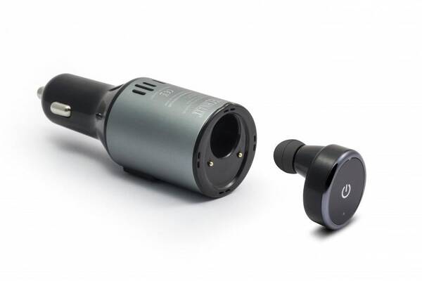 Handsfree Technaxx BT-X25, s nabíječkou do auta, 2× USB 

