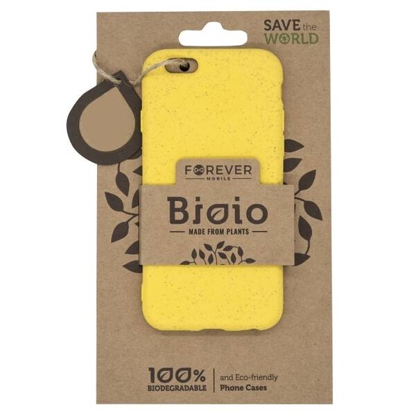 Kryt na mobil Forever Bioio na Apple iPhone 7/8/SE (2020/22) žltý

