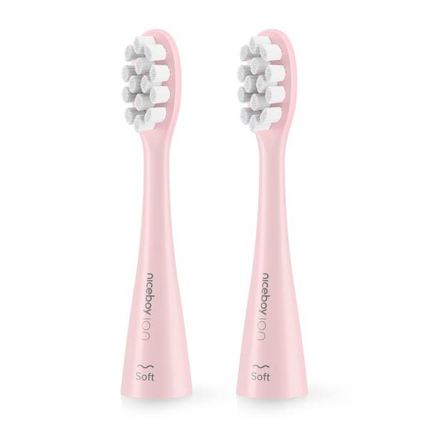 Náhradné hlavice Niceboy Soft pink (2 ks) ružová

