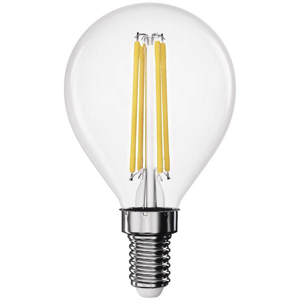 LED žiarovka EMOS Filament Mini Globe, 3,4 W, E14, teplá biela 

