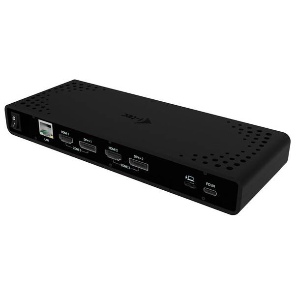 Dokovacia stanica i-tec Universal Dual 4K Display, Power Delivery 85W + USB-C 100W čierna


