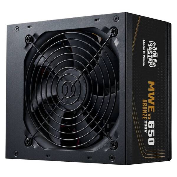 Zdroj Cooler Master MWE Bronze V3 650W, 80+ Bronze čierny

