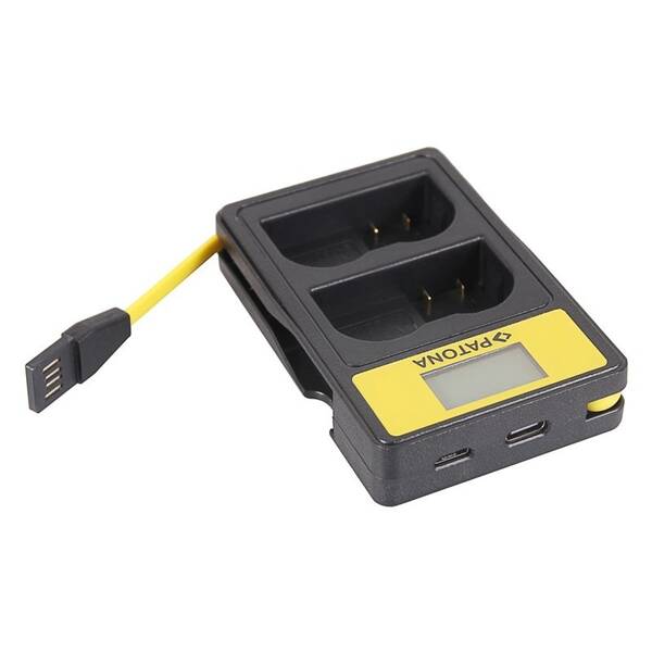 Nabíjačka PATONA Dual Nikon EN-EL15 s LCD, USB 

