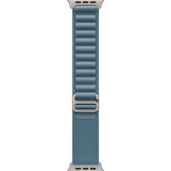 Remienok Apple 49mm jasne modrý alpský ťah – L – prírodný titán 

