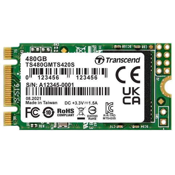 SSD Transcend MTS420S 480GB M.2 2242 

