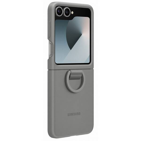 Kryt na mobil Samsung Silicone Case na Galaxy Z Flip6/Z Flip7 FE sivý

