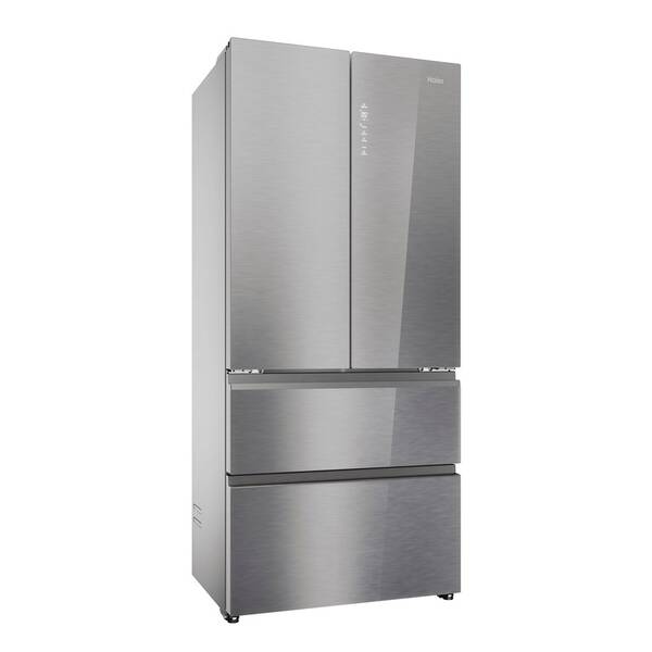Americká chladnička Haier HFR7819ENGC strieborná/sklo

