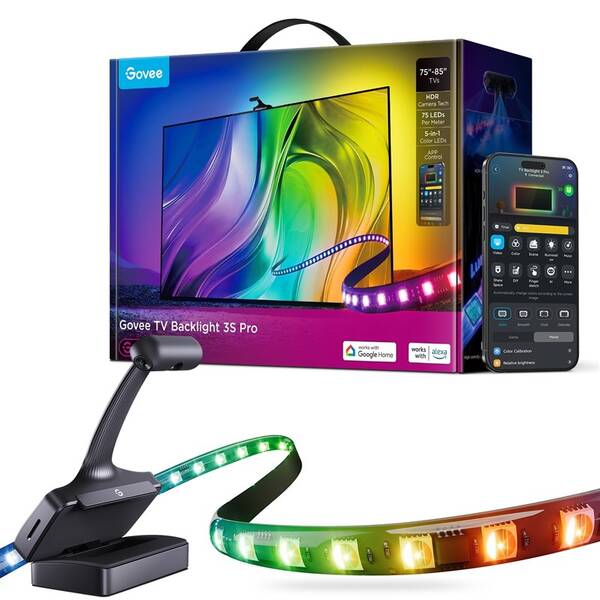 LED pásik Govee TV Backlight 3 Pro 75-85" RGBIC, 3,2m čierny

