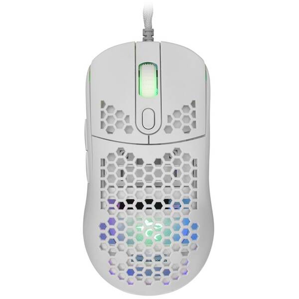 Myš White Shark GALAHAD biela

