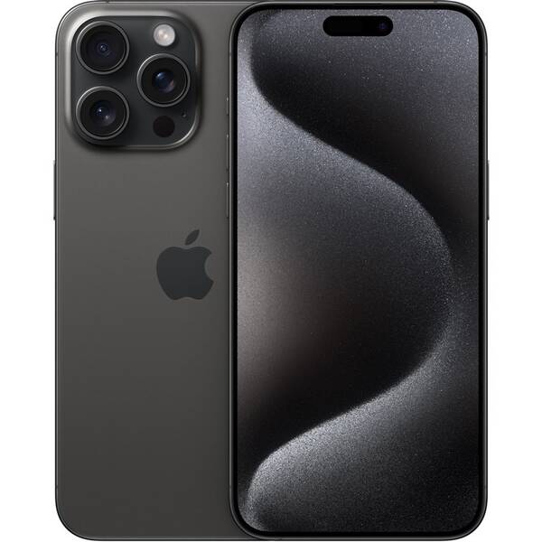 Mobilný telefón Apple iPhone 15 Pro Max 256GB čierny titán 

