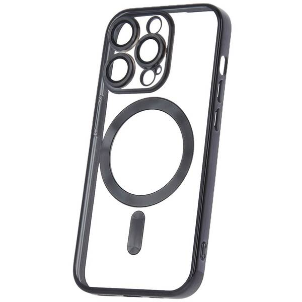 Kryt na mobil CPA Mag Color Chrome na Apple iPhone 15 Pro čierny

