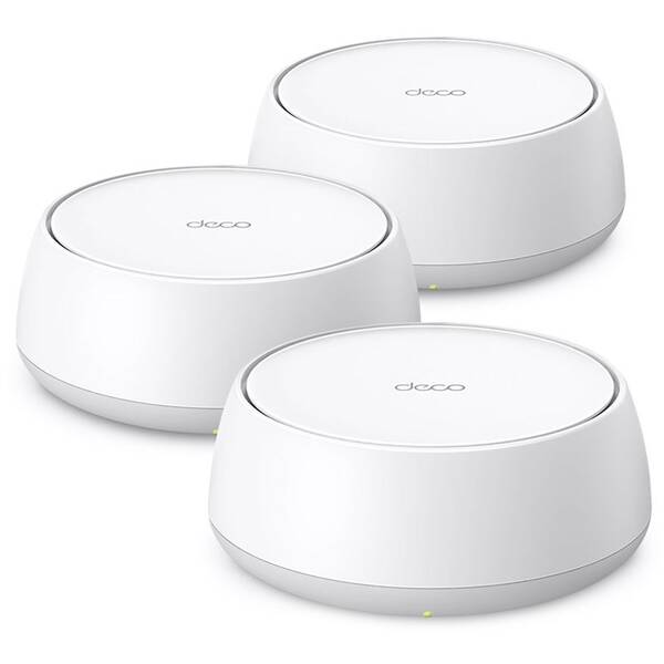 Kompletný Wi-Fi systém TP-Link Deco BE22 (3 ks) biely

