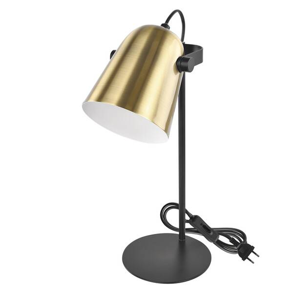 Stolná lampa EMOS Nina, max. 25 W, žiarovka E27, IP20 zlatá

