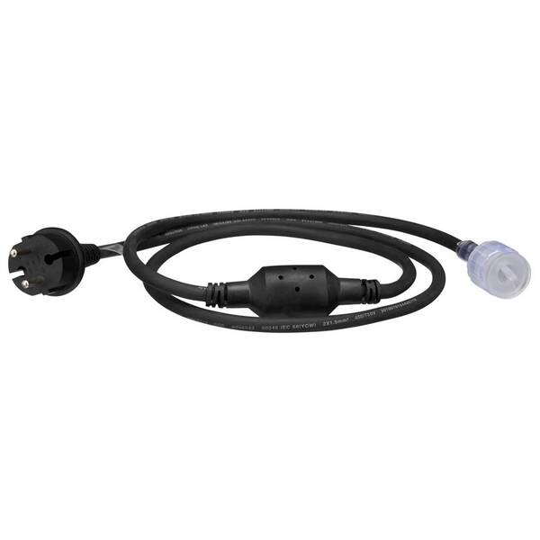 Kábel MARELD Napájací kábel pre LED pásik Sunlit 1,5 m čierny

