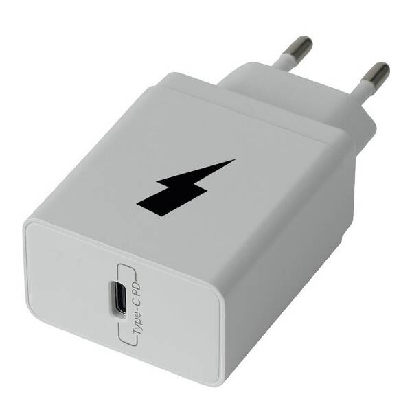 Nabíjačka do siete WG USB-C PD 20W biela


