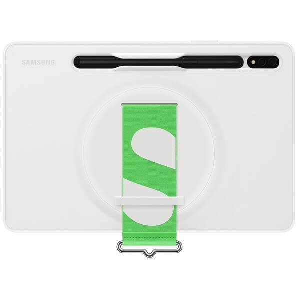 Kryt Samsung Silicone Cover s pútkom na Galaxy Tab S8 biely

