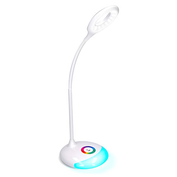Stolná lampa Solight WO44, nabíjacia, stmievaná, 5W, USB napájanie biela

