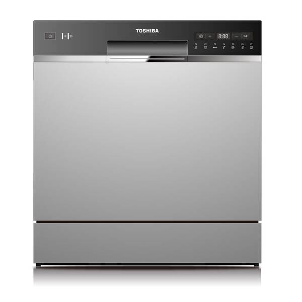 Umývačka riadu Toshiba DW-08T2EE(S)-CZ strieborná

