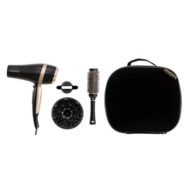 Darčeková súprava starostlivosti o vlasy Remington D6940GP Salon Smooth čierny

