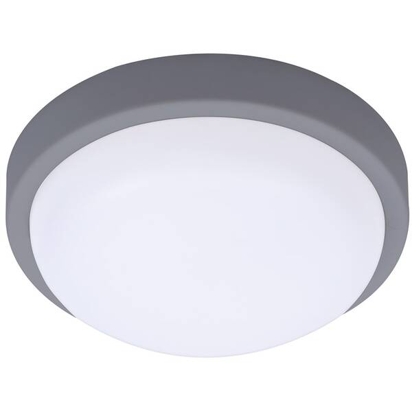 LED stropné svietidlo Solight okrúhle, 20W, 1500lm, 4000K, IP54 sivé

